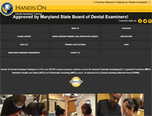 Tablet Screenshot of handsondat.com